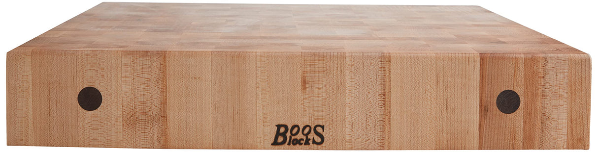 John Boos Block CCB24-S Classic Collection Maple Wood End Grain Chopping Block, 24 Inches x 24 Inches x 4 Inches