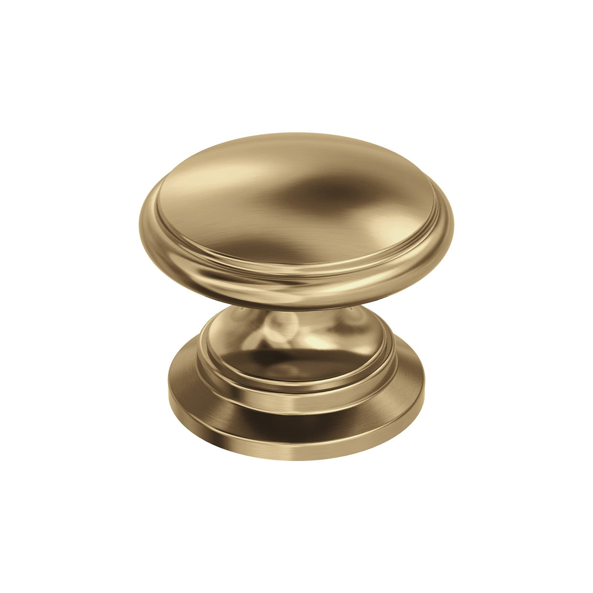 Amerock Cabinet Knob |Champagne Bronze 1-1/4 in (32 mm) Diameter Drawer Knob Ravino Kitchen and Bath Hardware Furniture Hardware