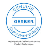 Gerber D446137BS Satin Black Sirius Double Robe Hook