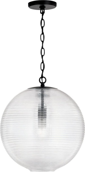Capital Lighting 349911MB Dolan 1 Light Pendant Matte Black