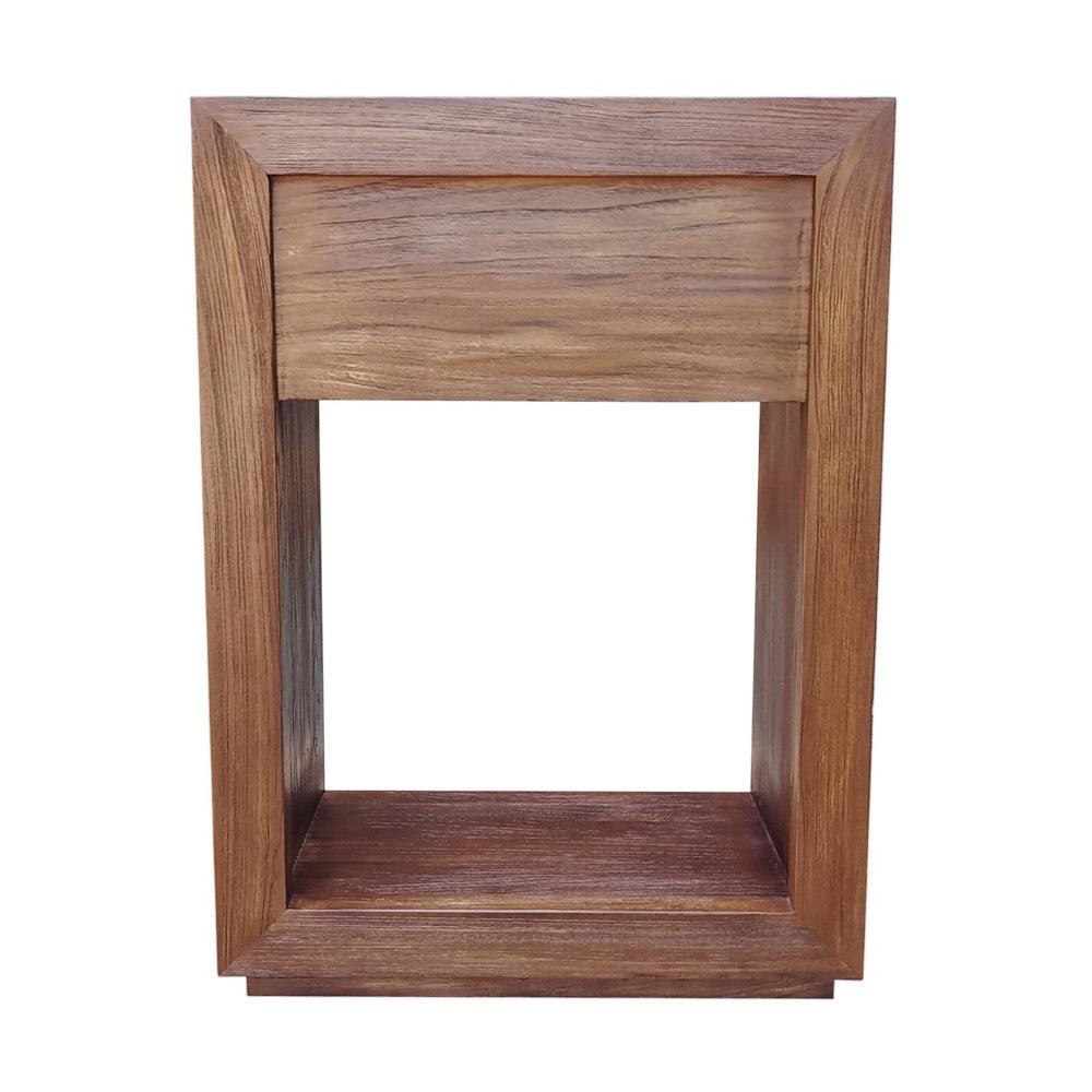 Rennes 24" Reclaimed Wood Vanity in Walnut- Cabinet