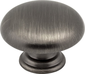 Elements 3950-DBAC 1-3/16" Diameter Brushed Oil Rubbed Bronze Gatsby Cabinet Mushroom Knob