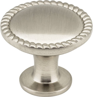 Elements Z115DBAC 1-1/4" Diameter Brushed Oil Rubbed Bronze Round Rope Detailed Lindos Cabinet Knob