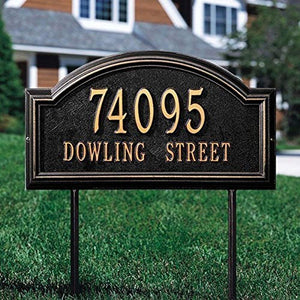 Whitehall 1307AC - Providence Arch - Standard Lawn - Two Line