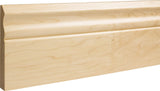Hardware Resources BASE2-5-POP 3/4" D x 5" H Poplar Scalloped Edge Base Moulding