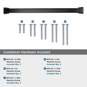 Amerock Appliance Pull Black Bronze 12 inch (305 mm) Center to Center Revitalize 1 Pack Drawer Pull Drawer Handle Cabinet Hardware