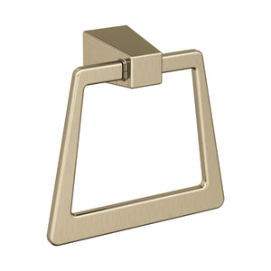 Amerock BH36002BBZ Golden Champagne Towel Bar 6-13/16 in (173 mm) Length Towel Holder Blackrock Hand Towel Holder for Bathroom Wall Small Kitchen Towel Holder Bath Accessories