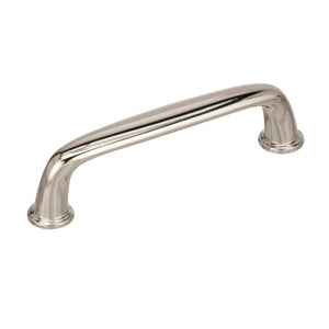 Amerock Cabinet Pull Polished Nickel 3-3/4 inch (96 mm) Center to Center Kane 1 Pack Drawer Pull Drawer Handle Cabinet Hardware