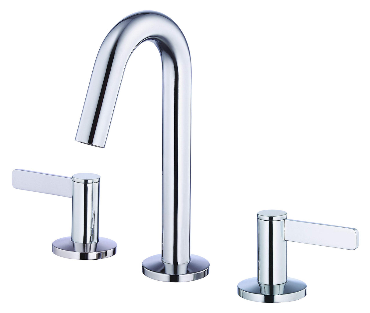 Gerber D303130 Chrome Amalfi Two Handle Widespread Lavatory Faucet