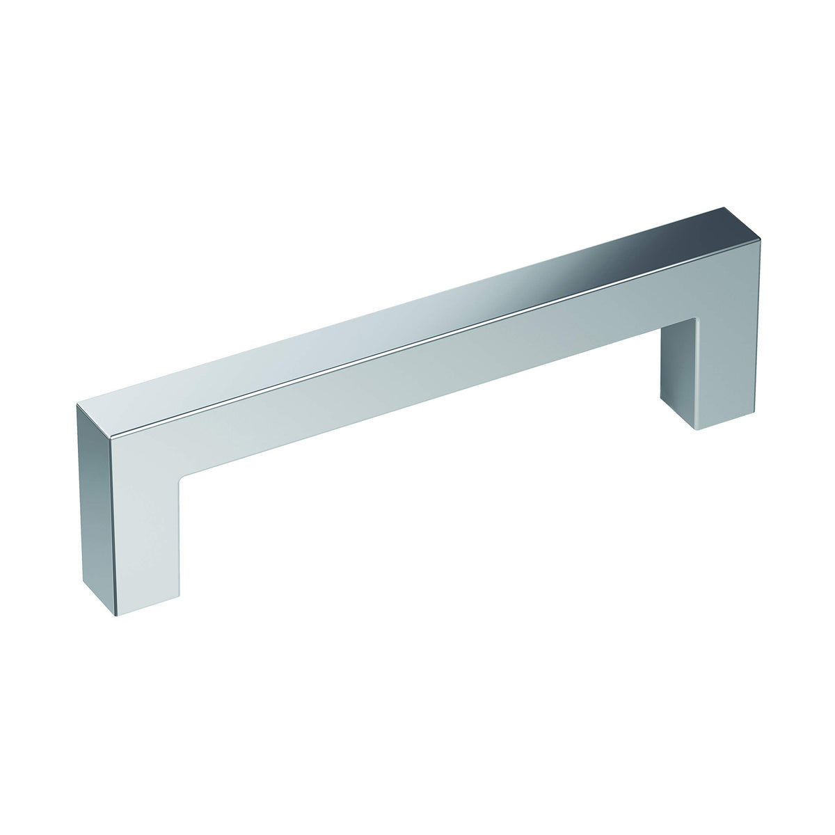 Amerock Cabinet Pull Polished Chrome 3-3/4 inch (96 mm) Center-to-Center Monument 1 Pack Drawer Pull Drawer Handle Cabinet Hardware