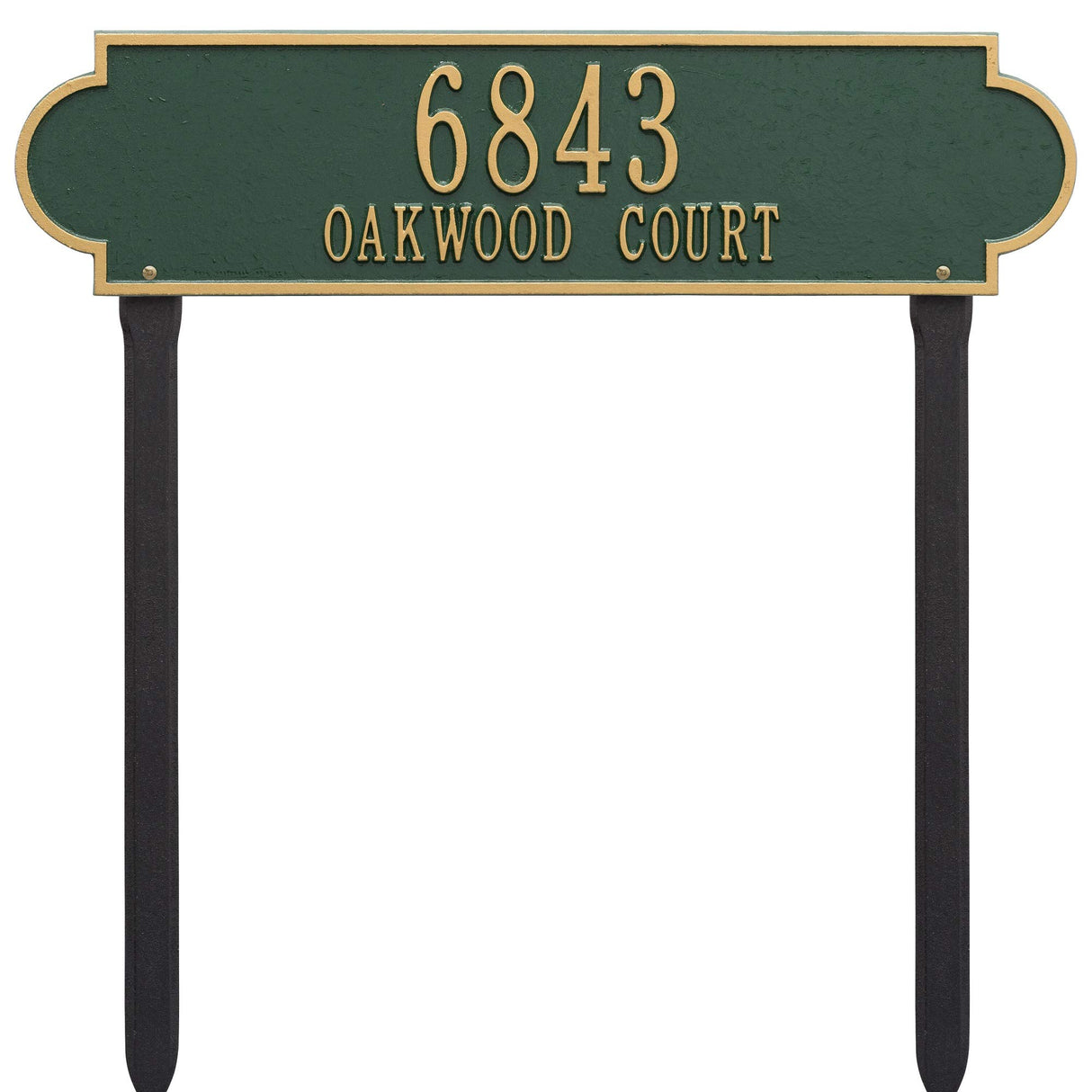 Whitehall 2991GG - Personalized Richmond Plaque -Estate- Lawn - 2 Line