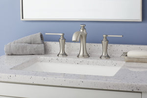 Gerber D304128BN Brushed Nickel Draper Two Handle Widespread Lavatory Faucet