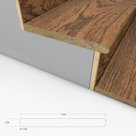 CALI Riverbend  Cypress Den Stair Tread 7601000817 48 x 11-13/16 x 1-1/16