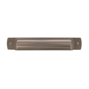 Amerock Cabinet Cup Pull Graphite 3-3/4 inch (96 mm) Center to Center Rochdale 1 Pack Drawer Pull Drawer Handle Cabinet Hardware