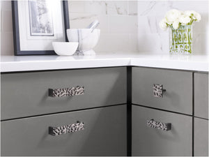 Amerock Cabinet Pull Polished Chrome 5-1/16 inch (128 mm) Center to Center Calathea 1 Pack Drawer Pull Drawer Handle Cabinet Hardware