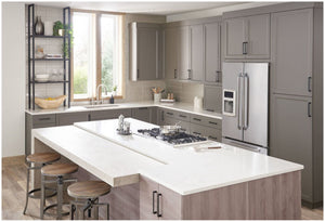 Jeffrey Alexander 177-160BNBDL 160 mm Center-to-Center Brushed Pewter Square Boswell Cabinet Pull