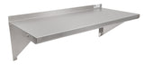 John Boos EWS8-1648 Stainless Steel Standard Wall Shelf, 48" Length, 16" Width