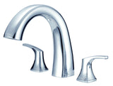 Gerber D300918T Chrome Vaughn Three Piece Roman Tub Trim Kit