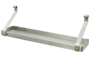 Enclume PR8B-24 SS 24" Bookshelf Rack w/ 12 Hooks SS