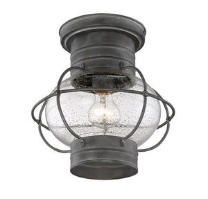 Savoy House 5-224-88 Enfield Outdoor Ceiling Mount in Oxidized Black