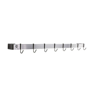 Enclume WR4 SS 42" Classic Wall Rack Utensil Bar w/ 12 Hooks SS