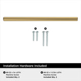 Amerock BP40520CZ Champagne Bronze Cabinet Pull 6-5/16 inch (160mm) Center-to-Center Cabinet Hardware Bar Pulls Furniture Hardware Drawer Pull