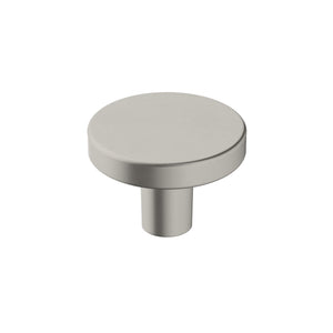 Amerock Cabinet Knob Satin Nickel 1-3/8 inch (35 mm) Diameter Versa 1 Pack Drawer Knob Cabinet Hardware