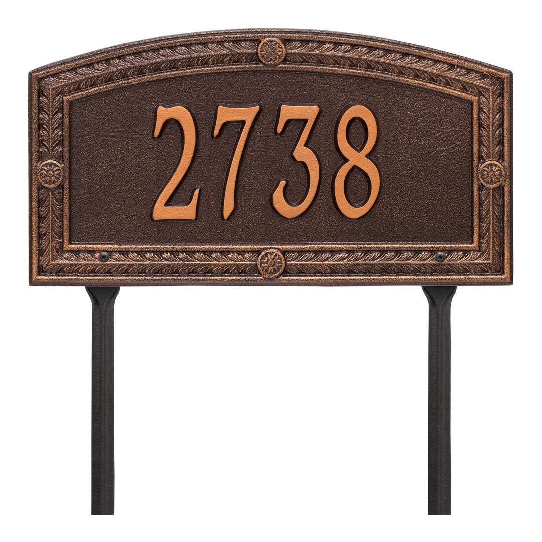 Whitehall 1874AC - Personalized Hamilton Plaque - Standard - Lawn - 1 line