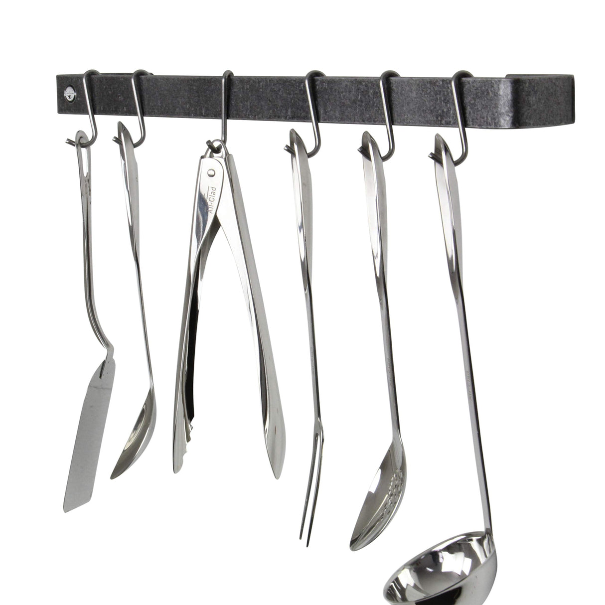 Enclume WR1 CP 24" Classic Wall Rack Utensil Bar w/ 6 Hooks CP