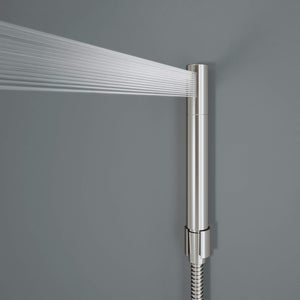 VIGO 20" W x 55" H Rector 2-Jet Stainless Steel Shower Panel, Thermostatic, Volume, Dual Function Control Type and Handheld Showerhead - VG08012ST