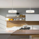 Livex 46923-91 Transitional Four Light Pendant from Venlo Collection in Pwt, Nckl, B/S, Slvr. Finish, Brushed Nickel