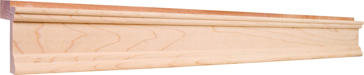 Hardware Resources SHA-3-OK 3/4" D x 3" H Oak Shaker Crown Moulding