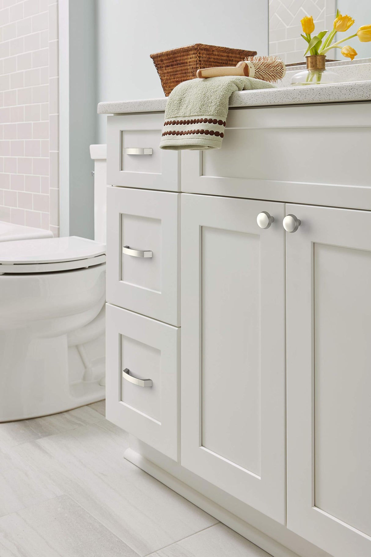 Amerock BP36844G10 BP36844 Premise 3-3/4 Inch Center to Center Arch Cabinet Pull