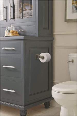 Amerock Corp BH26517MB Markham Toilet Paper Holder, Matte Black