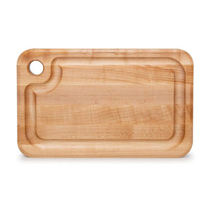 John Boos MPL1610125-FH-GRV Prestige Maple Wood Cutting Board for Kitchen Prep, 16 x 10 Inches, 1.25 Inches Thick Edge Grain Charcuterie Block with Juice Grooves 16X10X1.25 MPL-EDGE GR-PRESTIGE BRD