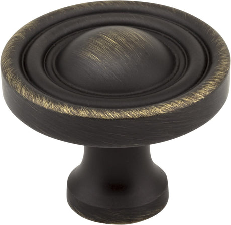 Jeffrey Alexander 818BNBDL 1-3/8" Diameter Brushed Pewter Round Bella Cabinet Knob