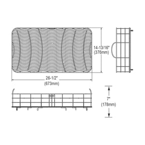 Elkay LKWRB2816SS Stainless Steel Rinsing Basket