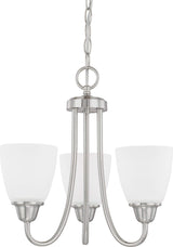 Capital Lighting 415131BN-337 Trenton 3 Light Chandelier Brushed Nickel