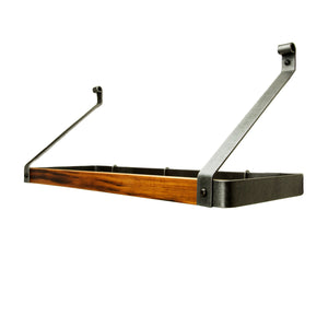 Enclume SPR3-36 HS TW Signature 36" Gourmet Bookshelf Wall Rack w/ 18 Hooks HS/Tigerwood