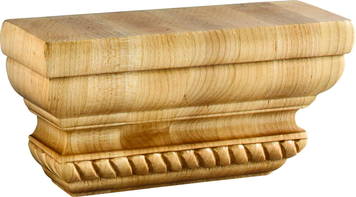 Hardware Resources P83-6-RW 6" W x 6" D x 35-1/2" H Rubberwood Cathedral Turned Post