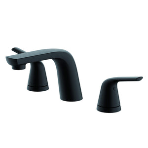 Gerber D304134BS Satin Black Lemora Two Handle Widespread Lavatory Faucet