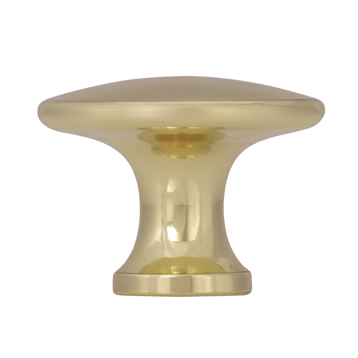 Amerock Cabinet Knob Polished Brass 1-3/16 inch (30 mm) Diameter Everyday Heritage 1 Pack Drawer Knob Cabinet Hardware