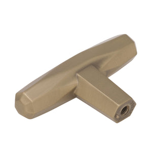 Amerock Cabinet Knob Golden Champagne 2-1/2 inch (64 mm) Length St. Vincent 1 Pack Drawer Knob Cabinet Hardware