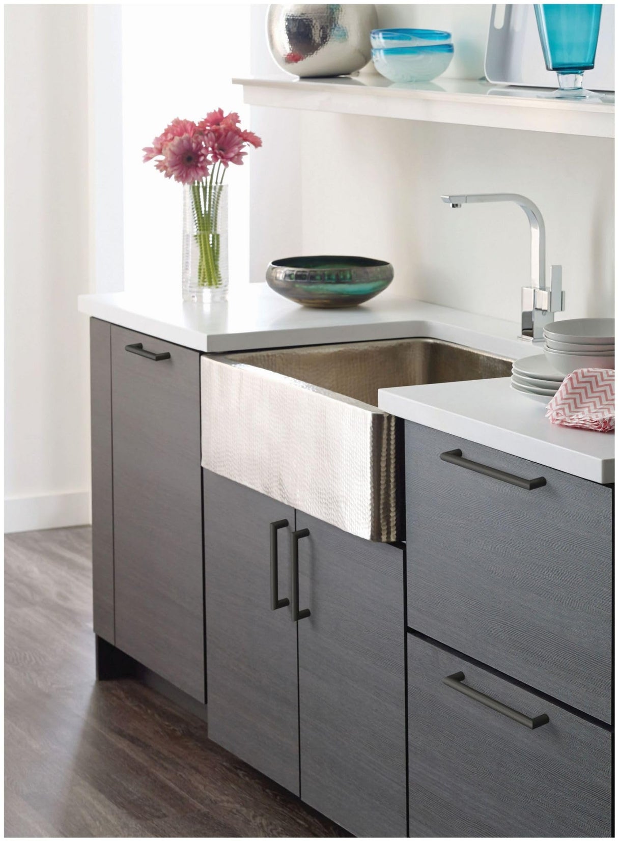 Amerock Cabinet Pull Polished Chrome 3-3/4 inch (96 mm) Center-to-Center Revolve 1 Pack Drawer Pull Cabinet Handle Cabinet Hardware