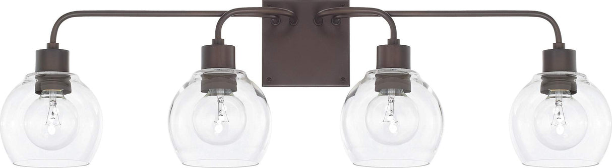 Capital Lighting 120041BZ-426 Tanner 4 Light Vanity Bronze