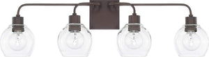 Capital Lighting 120041BZ-426 Tanner 4 Light Vanity Bronze