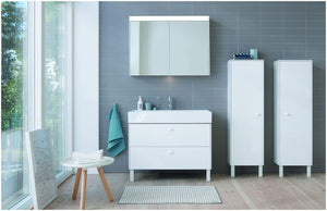 Duravit Brioso Floor Standing Vanity Unit BR440201031 Pine Silver, Brioso Vanity Unit,2 Pull-Out c.FST 683x820x479mm, Chrome/Pine Silver