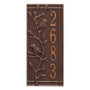Whitehall 2967AC - Personalized Woodridge Vertical Plaque - Standard - Wall - 1 Line
