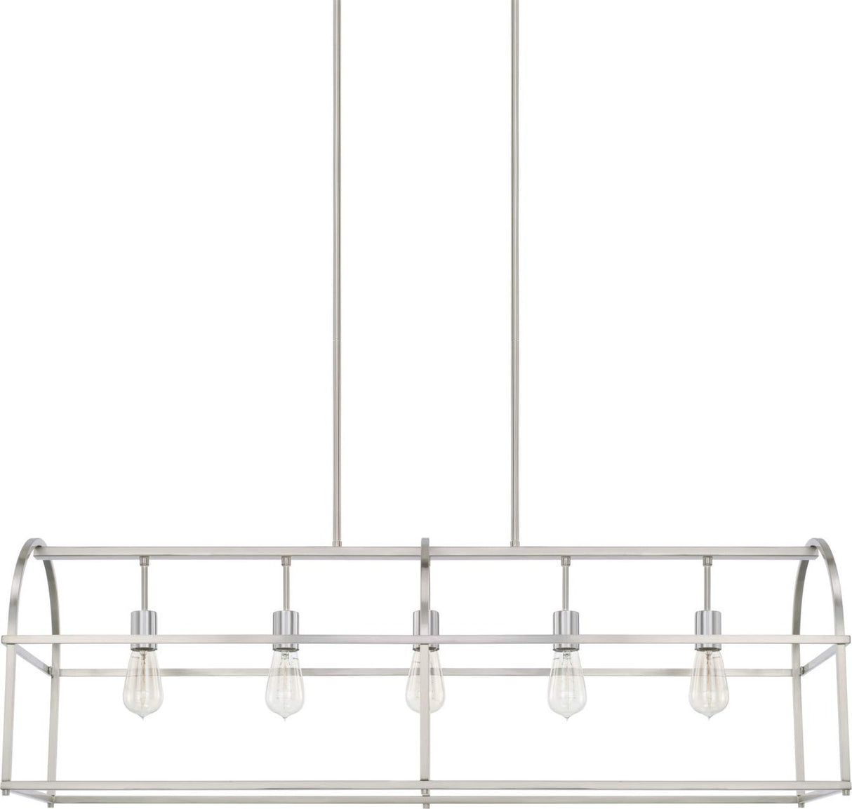 Capital Lighting 825751BN Aubrey 5 Light Island Brushed Nickel