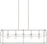 Capital Lighting 825751BN Aubrey 5 Light Island Brushed Nickel